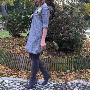 Fall / Winter Mini dress - timeless pattern and style - Never worn